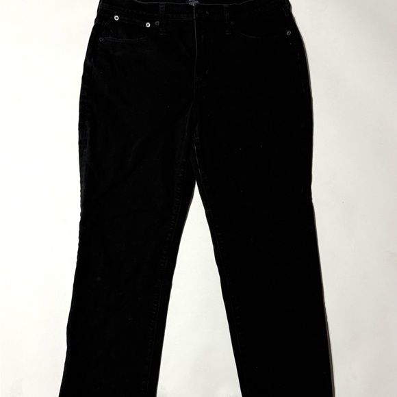 J. Crew Denim - J. Crew Essential Straight Black Pants women’s Size31 perfect for everyday wear